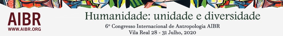 6º Congresso Internacional de Antropologia AIBR - HUMANIDADE: UNIDADE E DIVERSIDADE